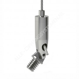 Selbstsichernde Drahtklemme mit Scharnier und 6,0 mm Schraubende