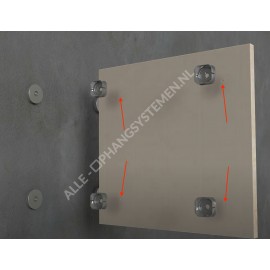 GeckoTeq Click-Clip-Panel-Steckverbinder System Kunststoff - Set